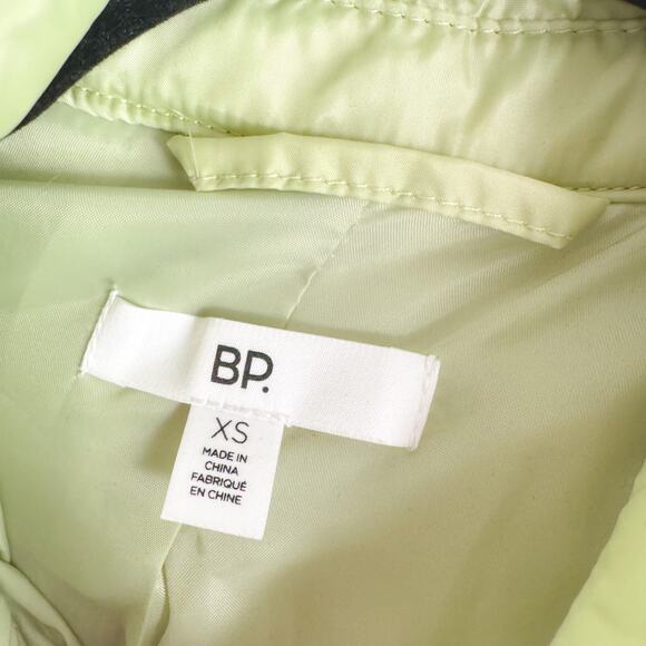 BP. Light Green Quilted Lightweight Jacket - XS - NWT - Picture 3 of 8
